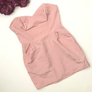 🍰 XXI Formal baby pink dress with pockets size 6